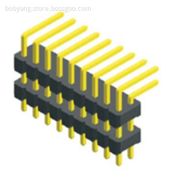 2.54mm Pin Header Dual Row Double Plastic